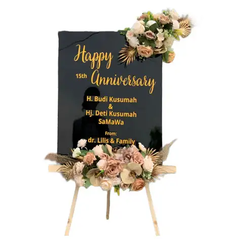 Papan Bunga Akrilik LUWU