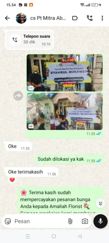 Testimonial Papan ucapan LUWU